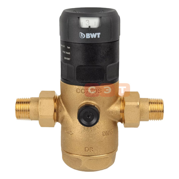 Редуктор давления BWT D1 Eco (латурь, НгНР-НгНР, 25 атм)  1/2"